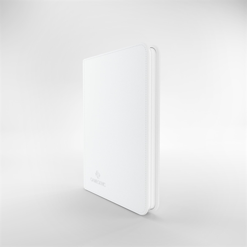 Gamegenic 8-Pocket Premium Zip-Album - Hvid - Kortspils Samlemappe